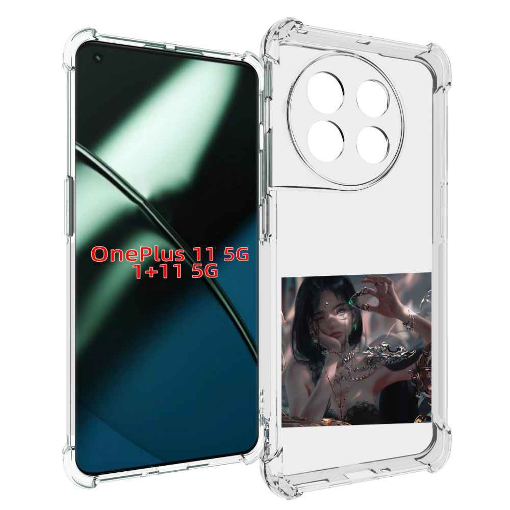

Чехол MyPads девушка-с-алмазом для OnePlus 11, Прозрачный, Tocco