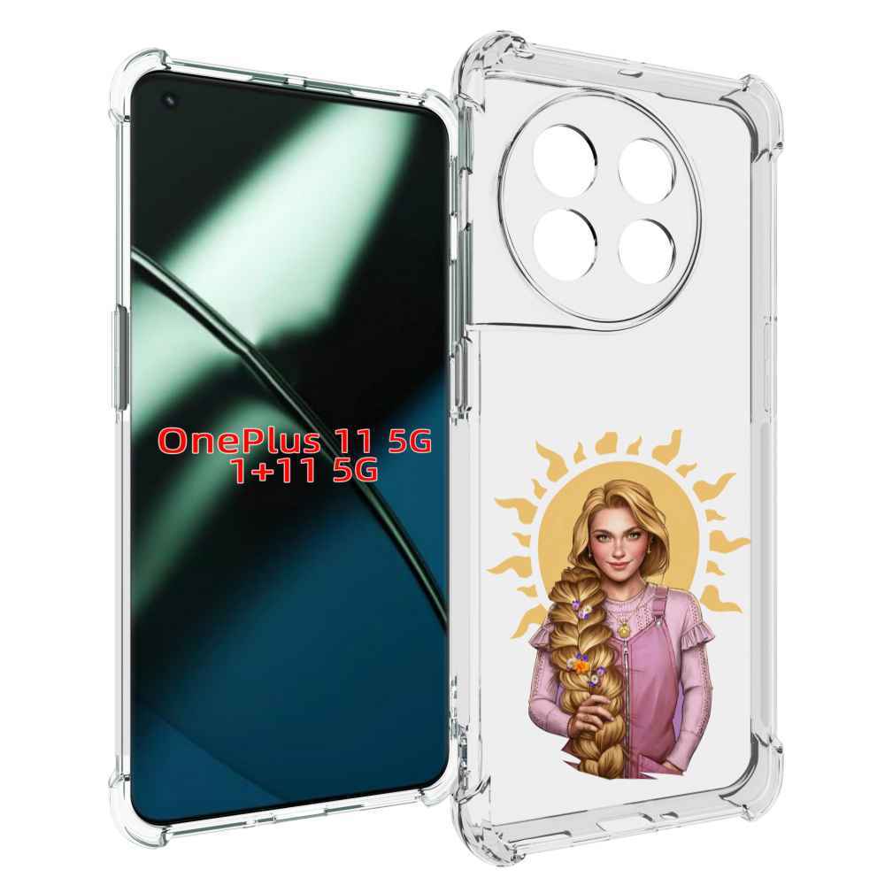 

Чехол MyPads девушка-с-большой-косой для OnePlus 11, Прозрачный, Tocco