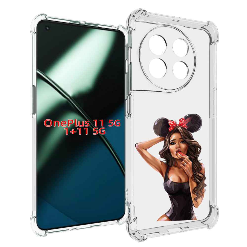 

Чехол MyPads девушка-с-грейпфрутом женский для OnePlus 11, Прозрачный, Tocco