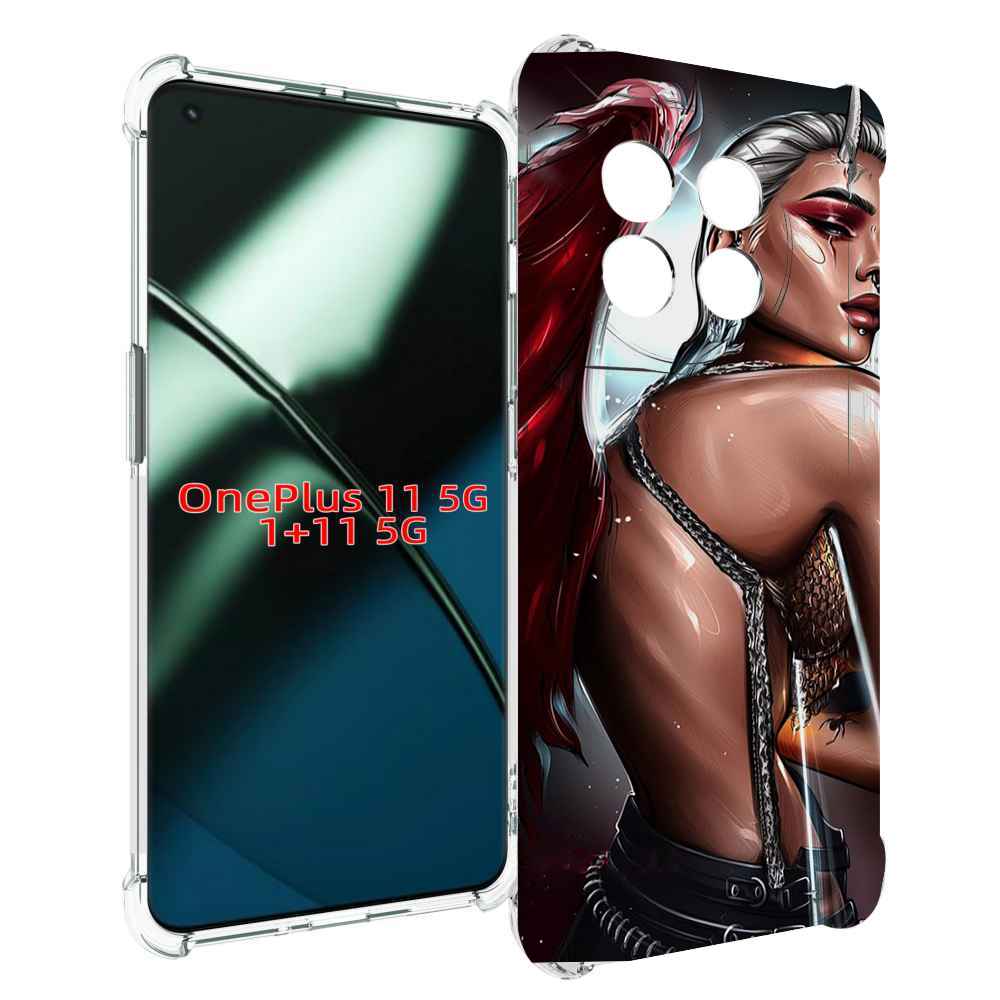 

Чехол MyPads девушка-с-крыльями женский для OnePlus 11, Прозрачный, Tocco