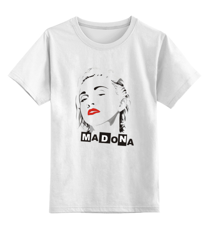 

Футболка детская Printio Мадонна (madonna) цв. белый р. 140, Мадонна (madonna)