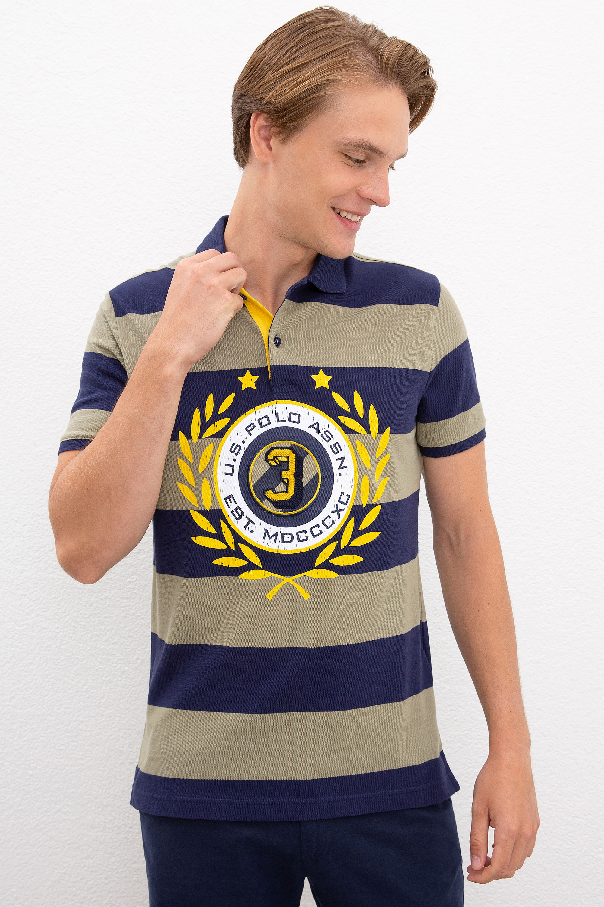 фото Футболка мужская u.s. polo assn. g081sz0110eric синяя xl