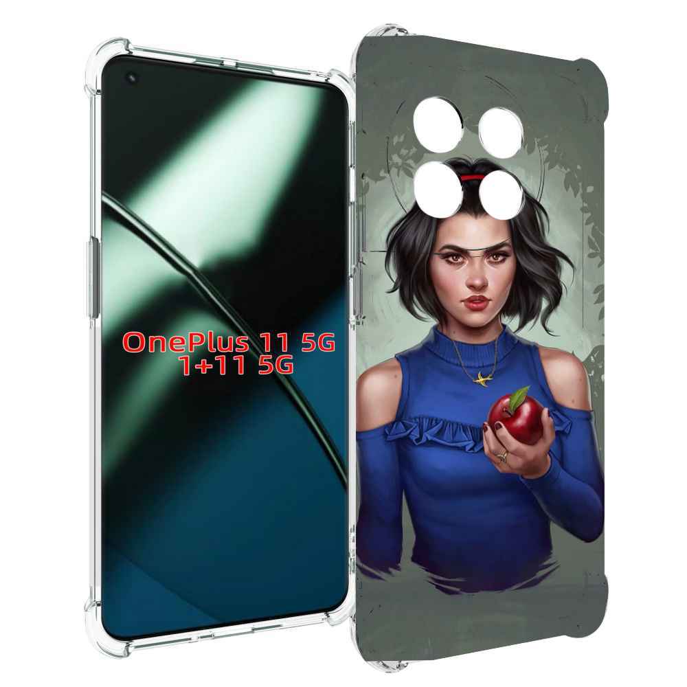

Чехол MyPads девушка-с-яблоком женский для OnePlus 11, Прозрачный, Tocco