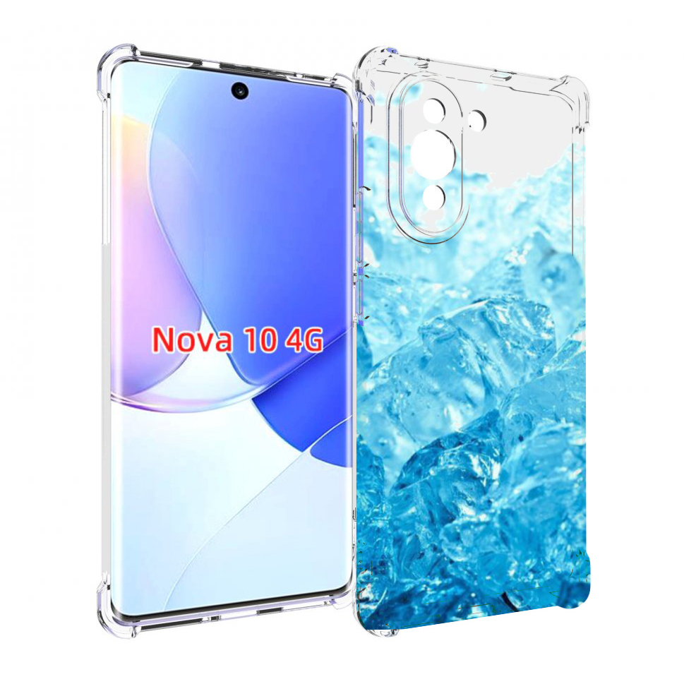 

Чехол MyPads кусочки-льда для Huawei Nova 10, Прозрачный, Tocco