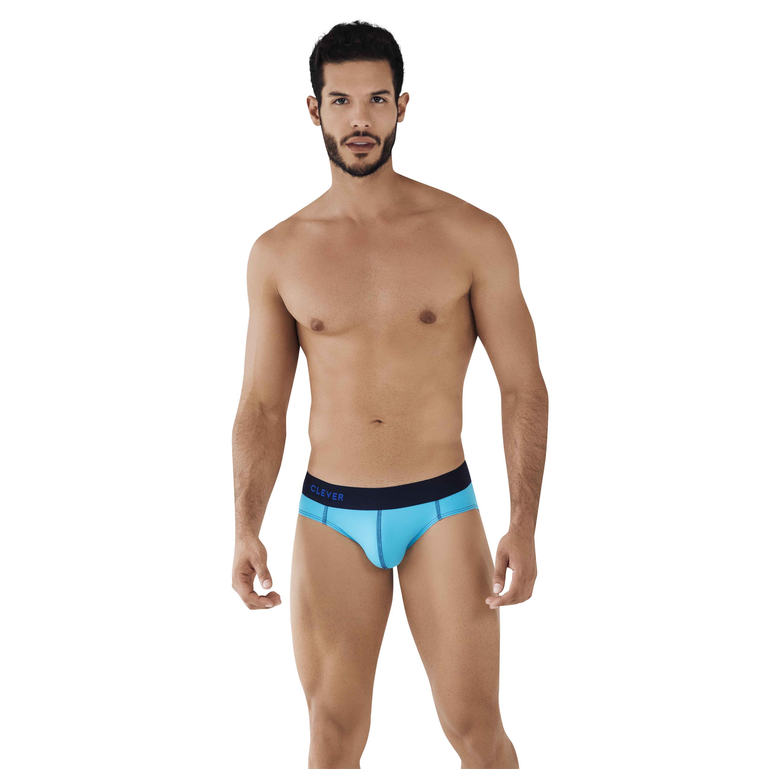 

Трусы мужские Clever Masculine Underwear 079807 бирюзовые S, Бирюзовый, 079807