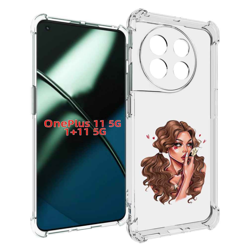 

Чехол MyPads девушка-со-стрелой женский для OnePlus 11, Прозрачный, Tocco
