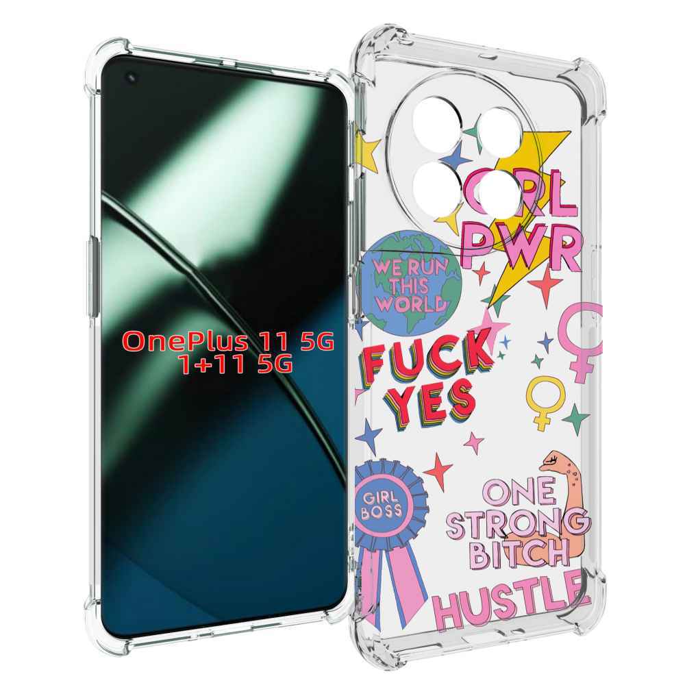 

Чехол MyPads девушки-боссы женский для OnePlus 11, Прозрачный, Tocco