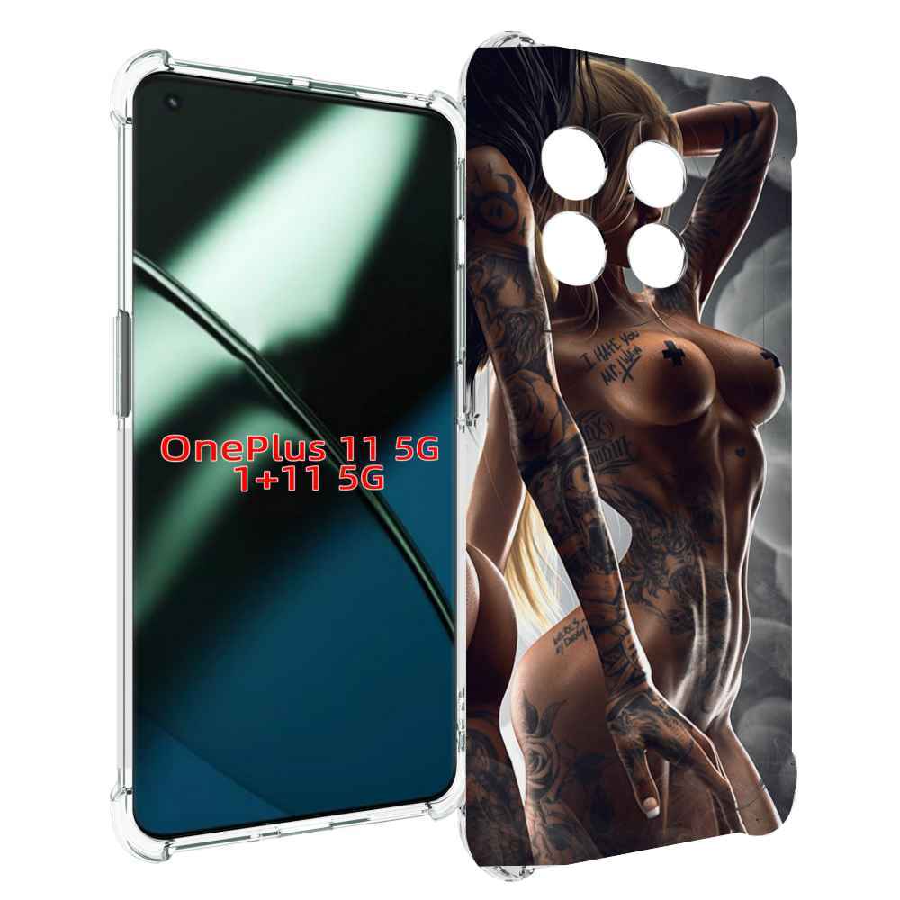 

Чехол MyPads девушки-инь-и-янь-в-татуировках для OnePlus 11, Прозрачный, Tocco