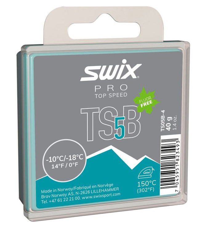 фото Парафин swix ts5b -10°/-18° 40g