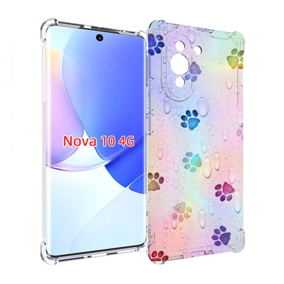 

Чехол MyPads лапки для Huawei Nova 10, Прозрачный, Tocco