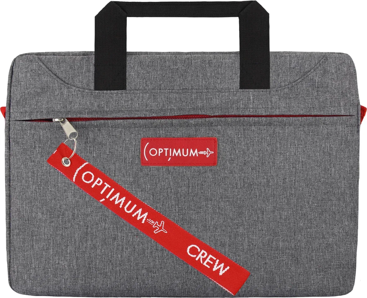 

Сумка для ноутбука унисекс Optimum Ultra-1 14" серый, Ultra-1