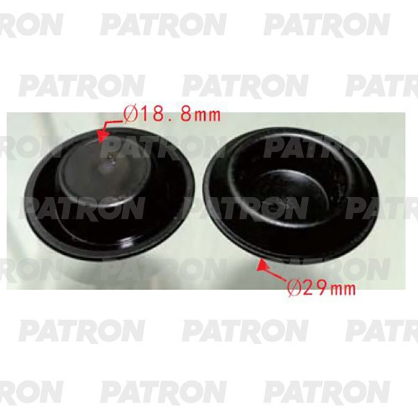 Заглушка пластиковая Применяемость: Заглушка пластиковая d29 T=29.0, F=18.8