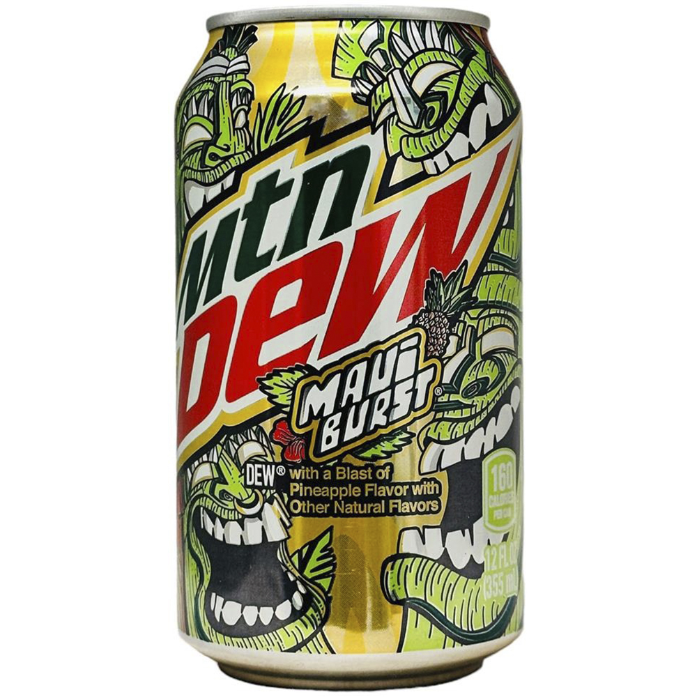 Газированный напиток Mountain Dew Maui Burst ананас, 0,355 мл