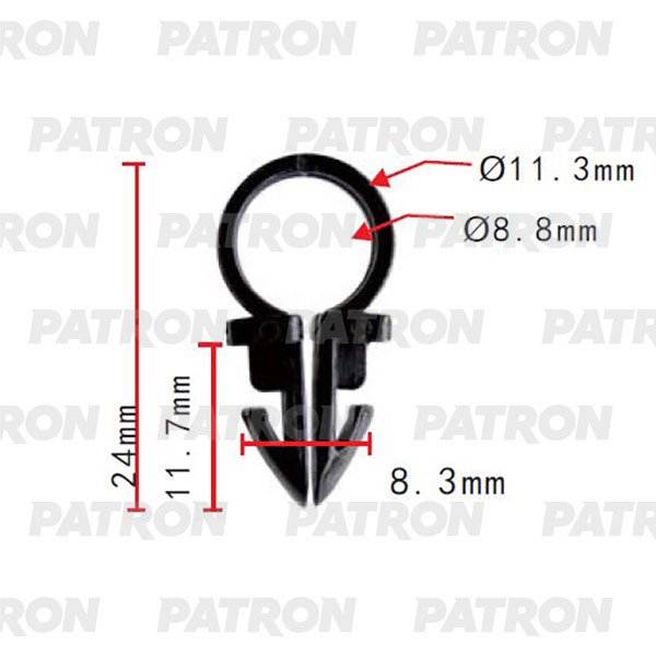 

Держатель тубки PATRON пластмассовый