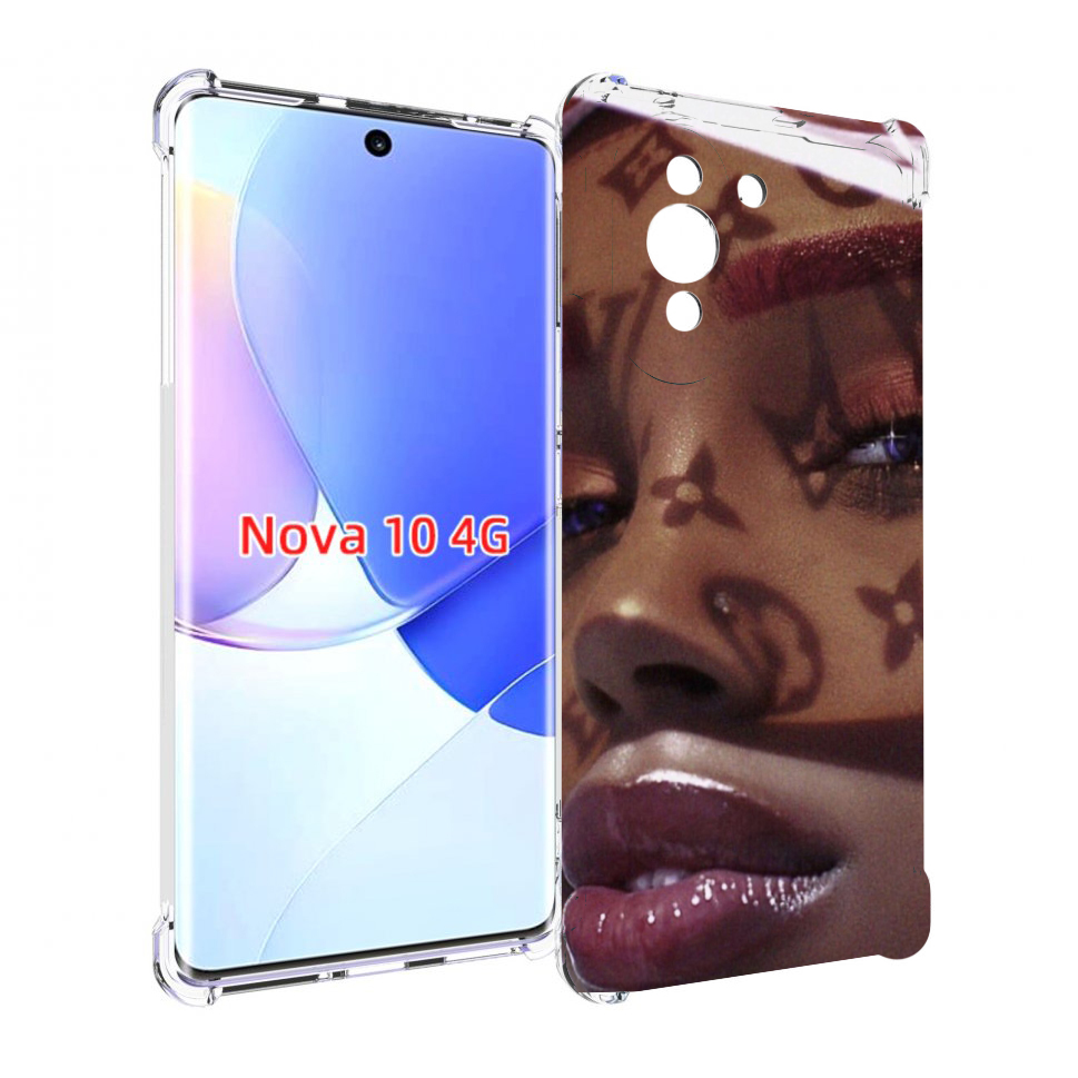 

Чехол MyPads лицо девушки тень женский для Huawei Nova 10, Прозрачный, Tocco