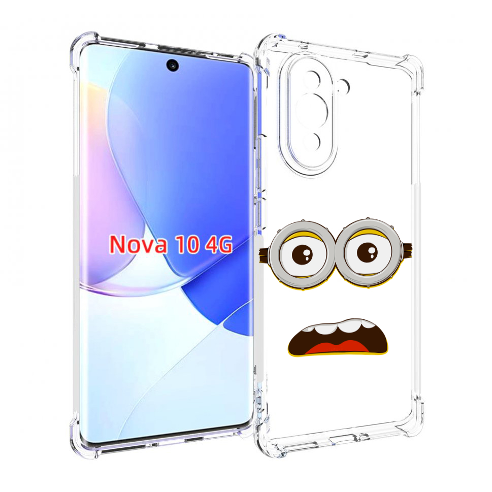 

Чехол MyPads лицо-миньона для Huawei Nova 10, Прозрачный, Tocco
