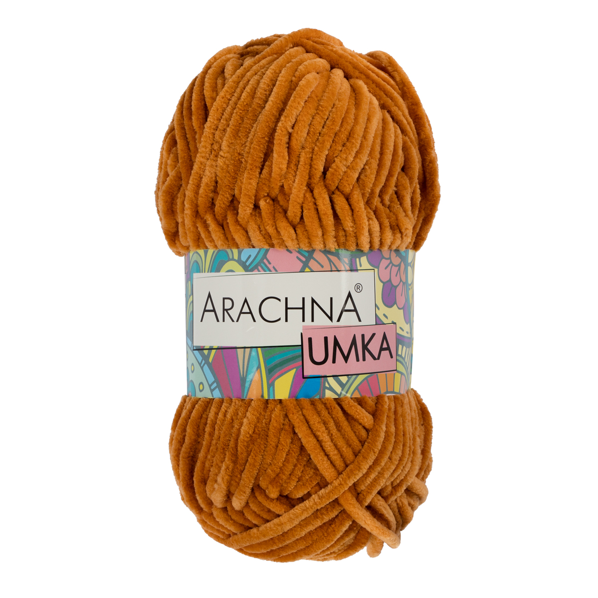 

Пряжа ARACHNA UMKA 100% полиэстер 5 шт. х 100 г 120 м №28 горчичный, UMKA