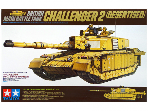 фото 35274 tamiya 1/35 challenger 2 british main battle tank английск основн танк 120мм пушка