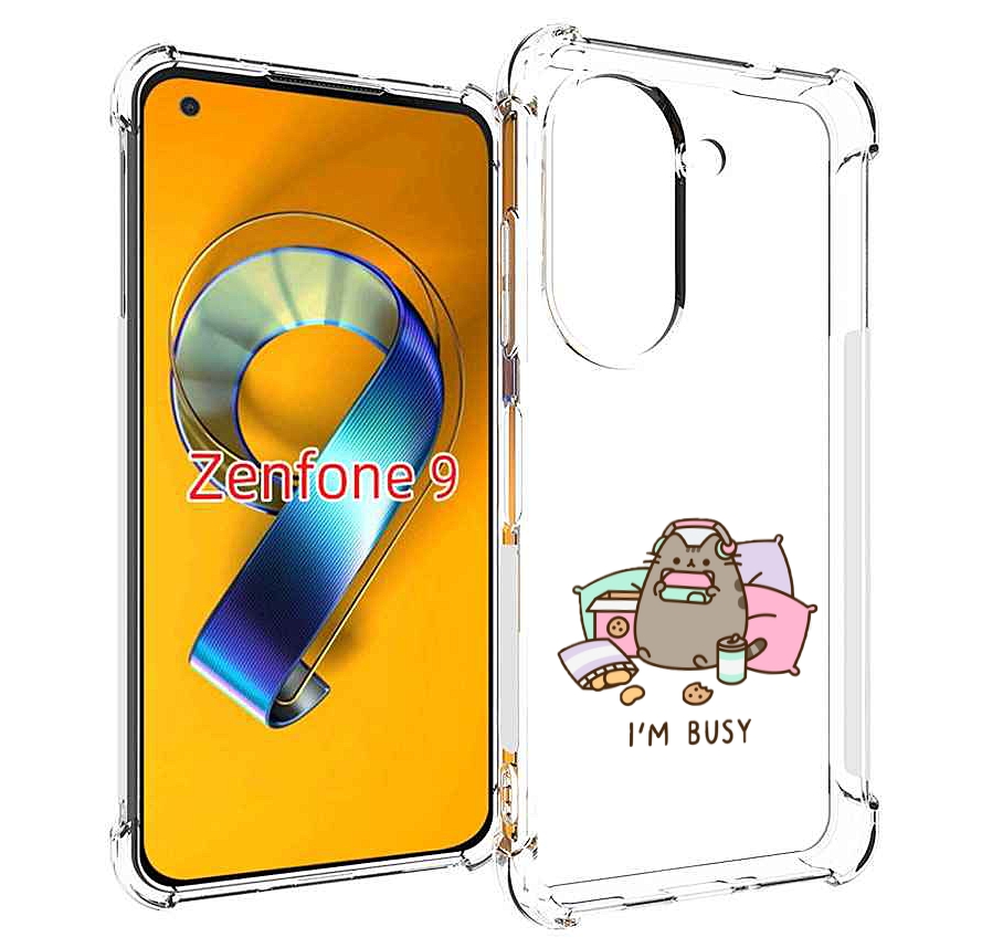 Чехол MyPads я занятой для Asus Zenfone 9 (AI2202)