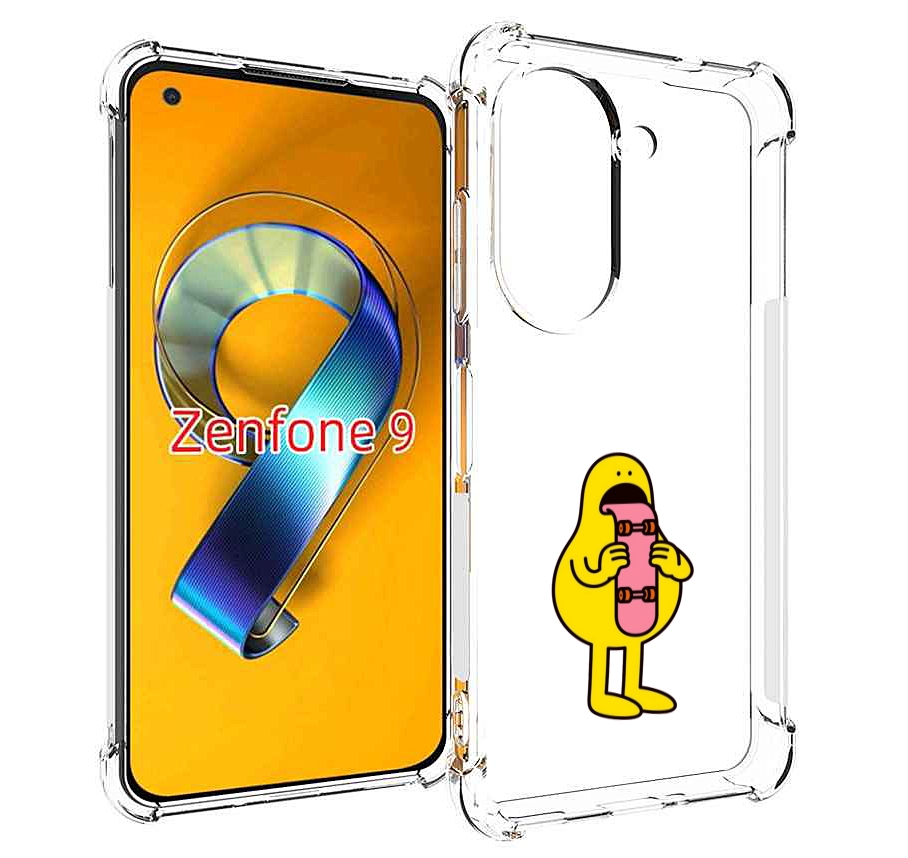 

Чехол MyPads язычок скейтер для Asus Zenfone 9 (AI2202), Прозрачный, Tocco