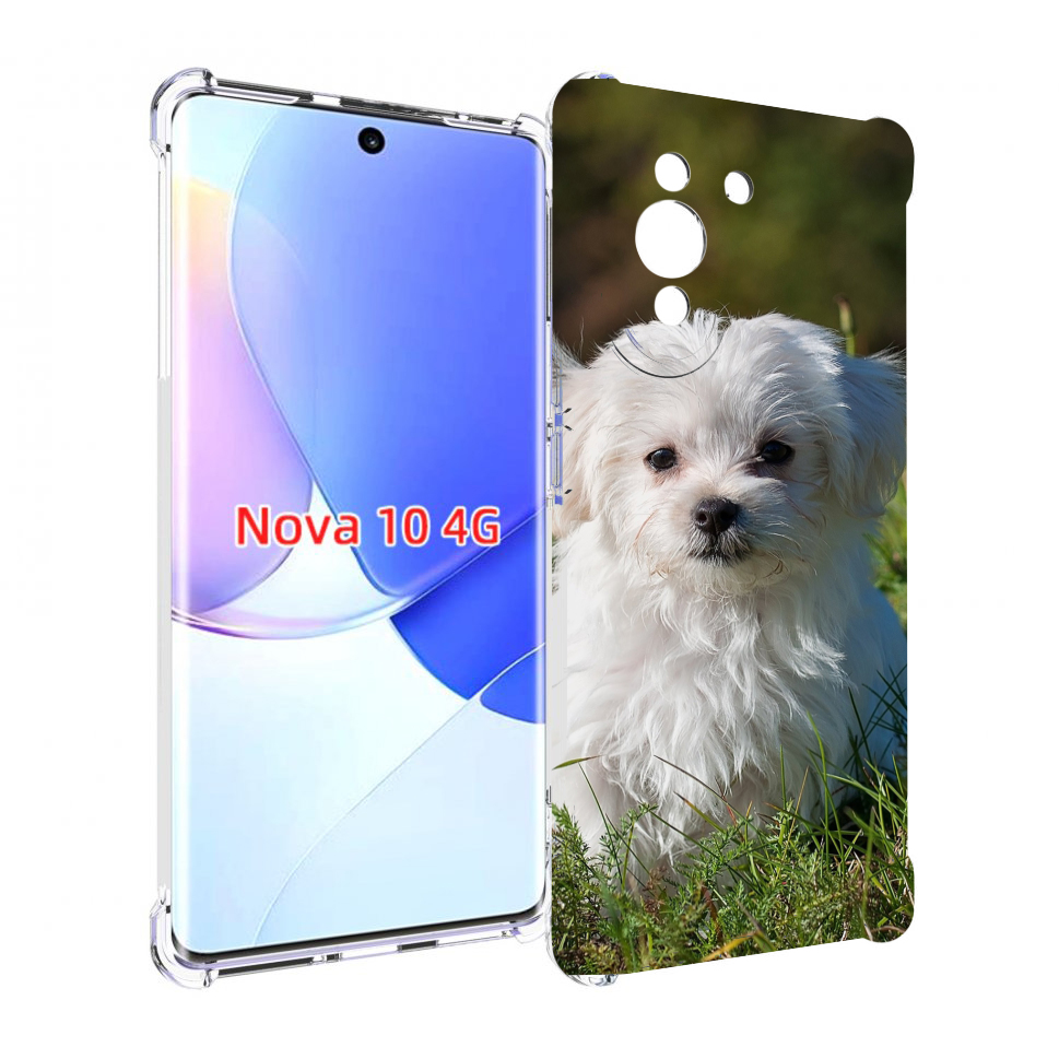 

Чехол MyPads мальтииская-болонка для Huawei Nova 10, Прозрачный, Tocco