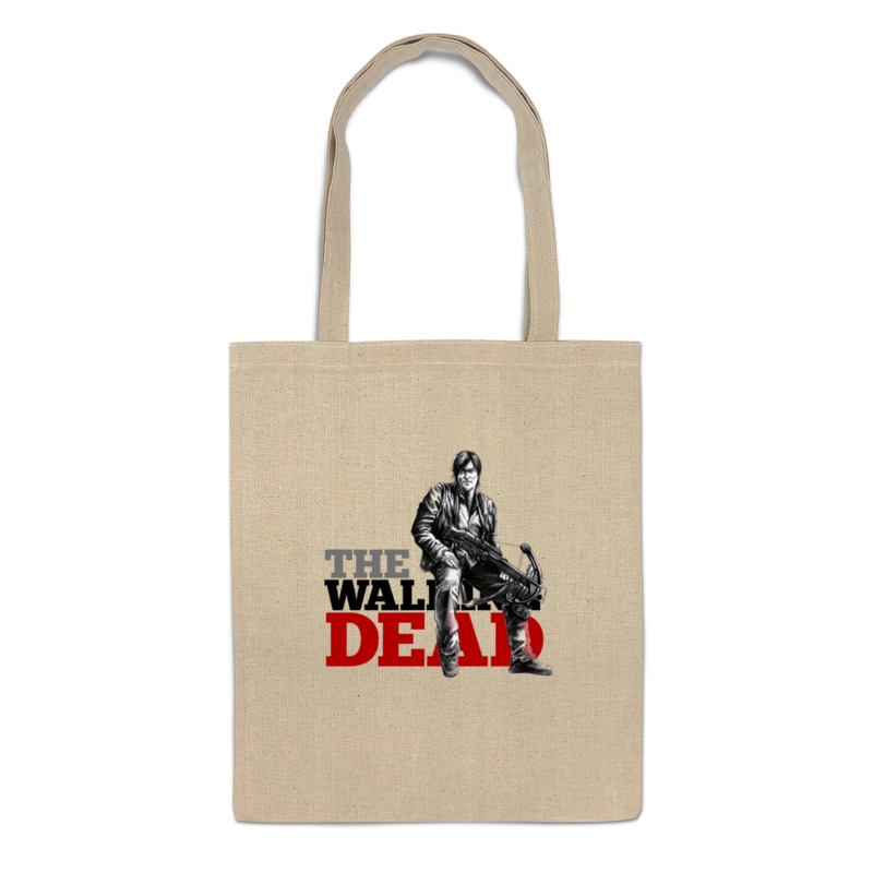 

Сумка-шоппер Printio The walking dead бежевая, Бежевый, The walking dead