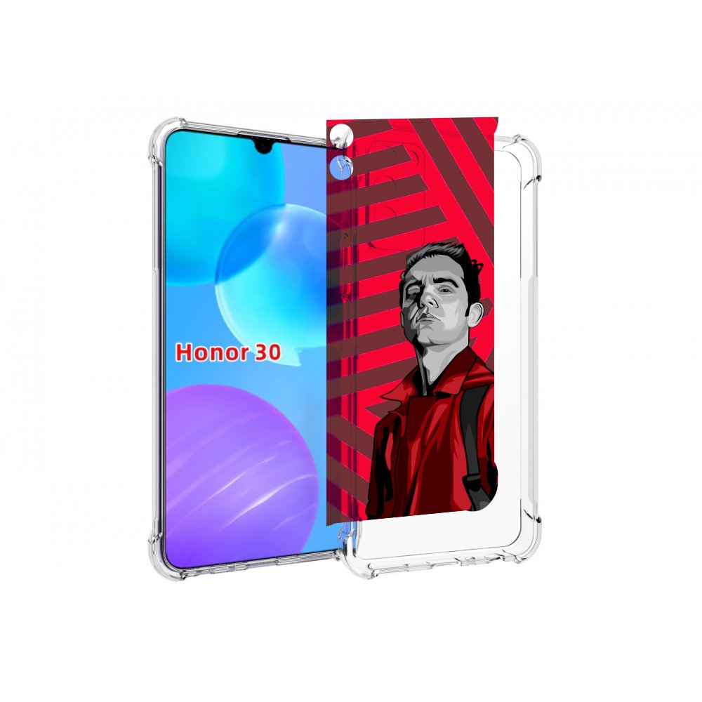 

Чехол MyPads Берлин-бумажный-дом для Huawei Honor 30 Lite, Tocco
