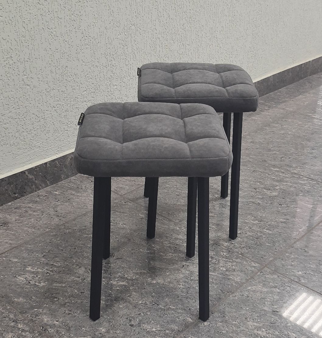 

Табурет ФАБРИКА СТУЛИЯ Пуф Лофт, 4шт, темно-серый, Лофт