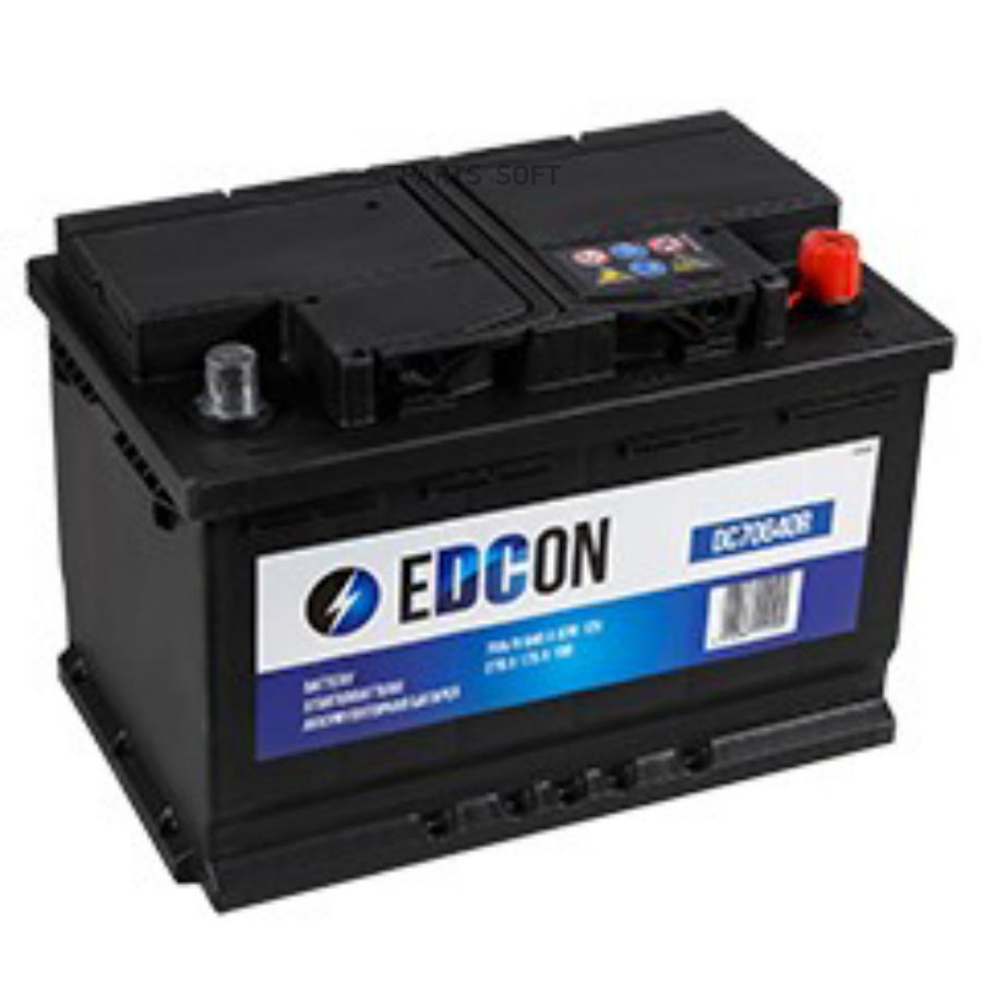 EDCON DC70640R DC70640R_аккумуляторная батарея! 70Ah 640A + справа 278х175х190 B13\  () 1ш