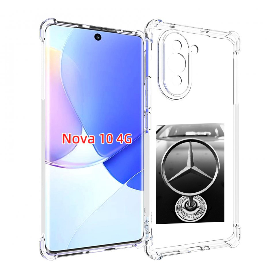 

Чехол MyPads мерседес mercedes 6 мужской для Huawei Nova 10, Прозрачный, Tocco
