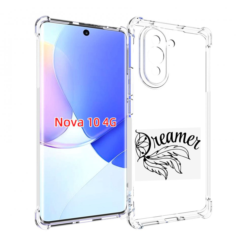 

Чехол MyPads мечтадел для Huawei Nova 10, Прозрачный, Tocco