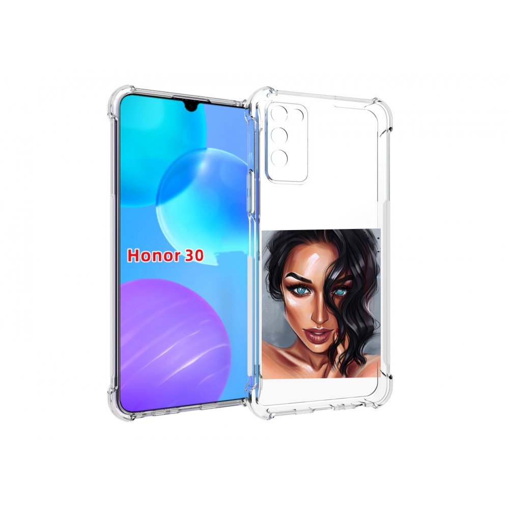 

Чехол MyPads Брюнетка для Huawei Honor 30 Lite, Tocco