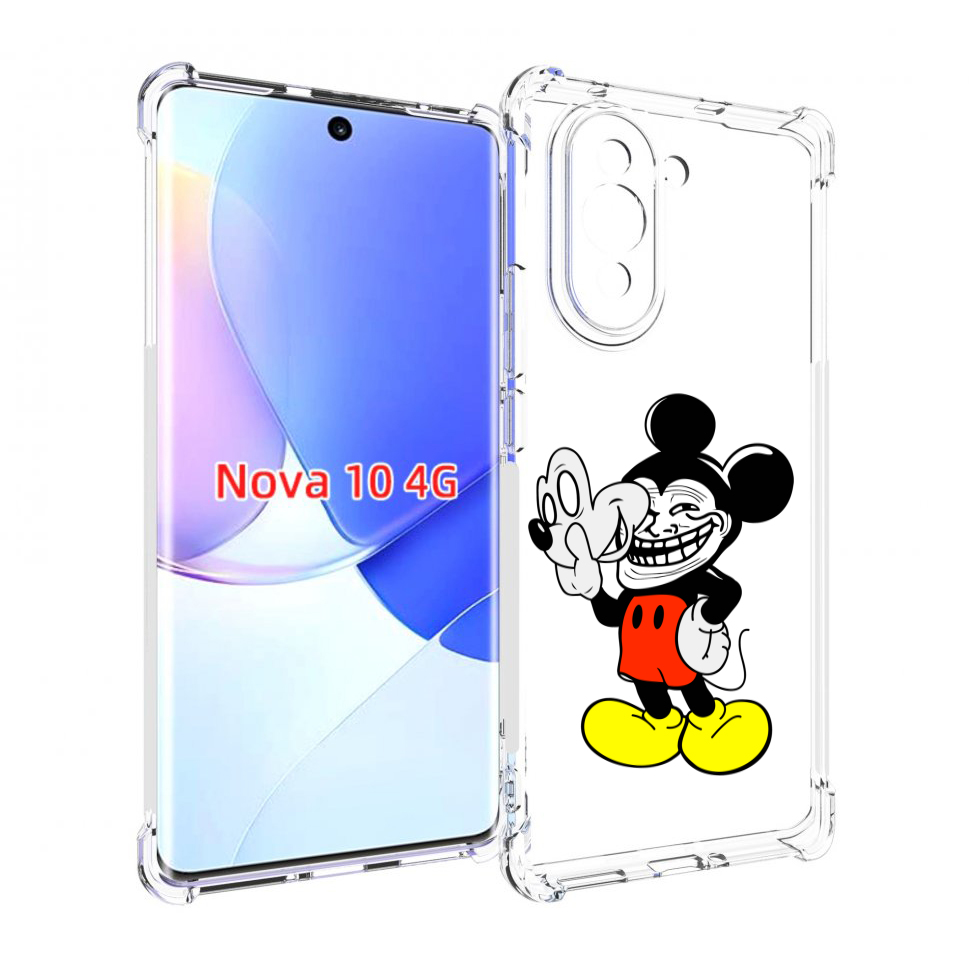 

Чехол MyPads микки-маус-троллер для Huawei Nova 10, Прозрачный, Tocco