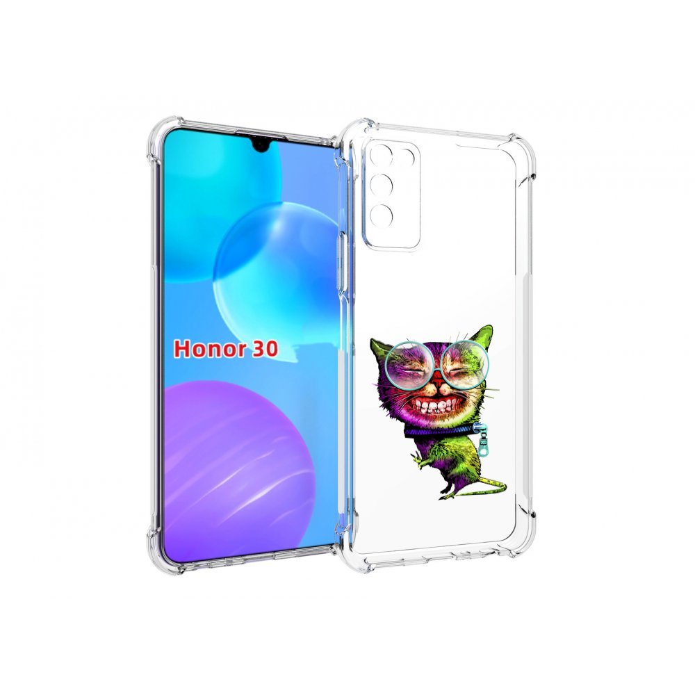 

Чехол MyPads Веселый кот для Huawei Honor 30 Lite, Tocco