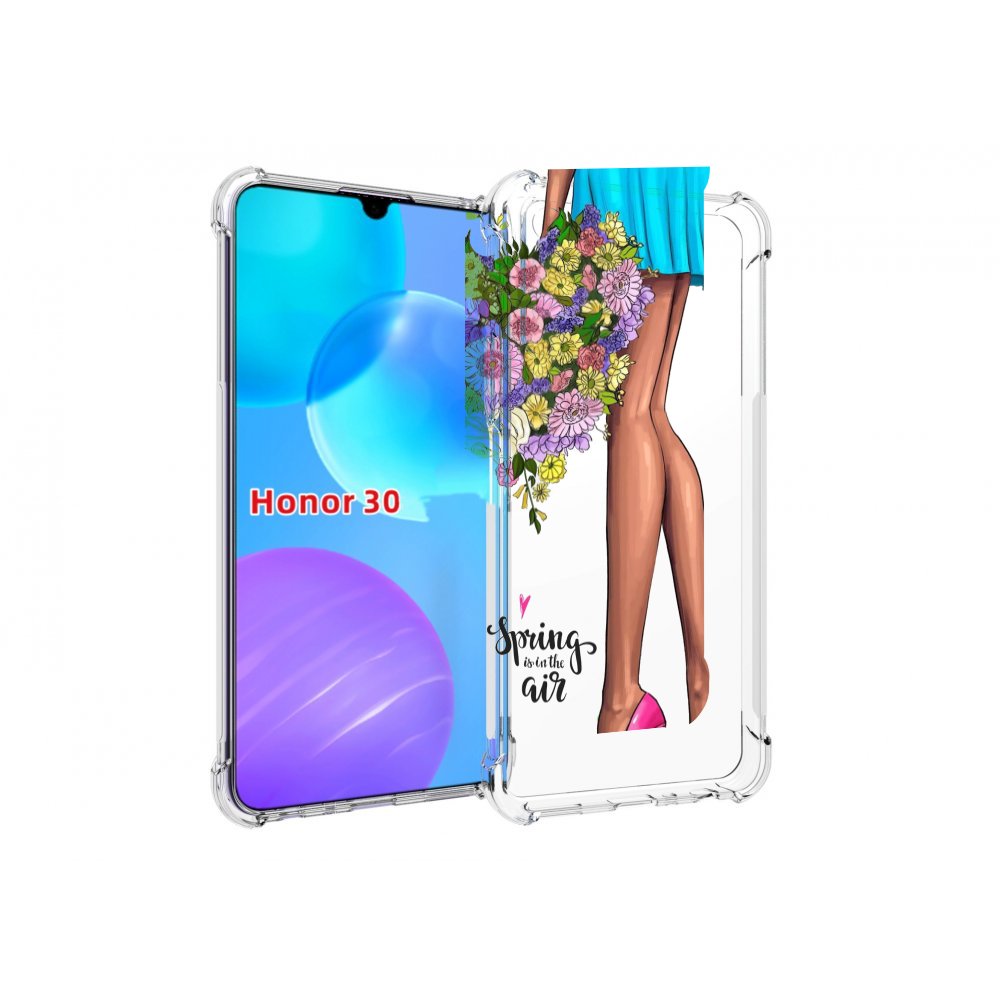 

Чехол MyPads Весна-в-воздухе женский для Huawei Honor 30 Lite, Tocco