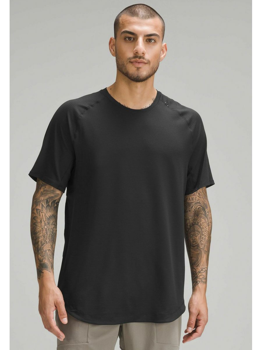 

Футболка мужская lululemon LLS22O003 черная M, Черный, LLS22O003