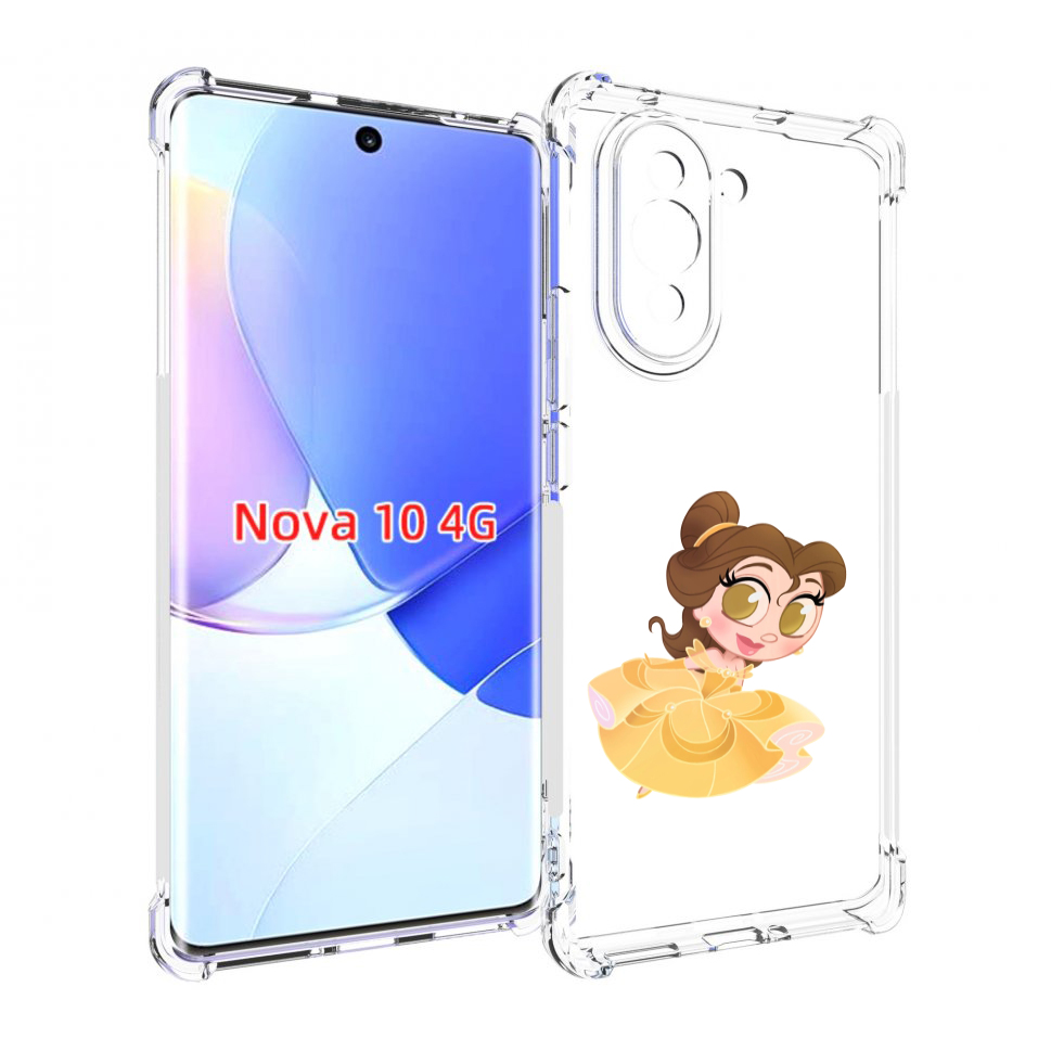 

Чехол MyPads мини-принцесса женский для Huawei Nova 10, Прозрачный, Tocco