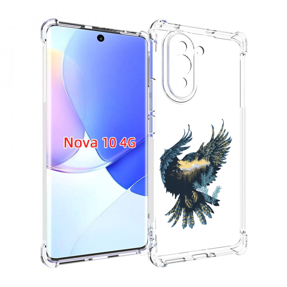 

Чехол MyPads мирок в соколе для Huawei Nova 10, Прозрачный, Tocco