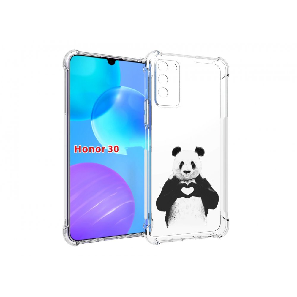 

Чехол MyPads Влюбленная панда для Huawei Honor 30 Lite, Tocco