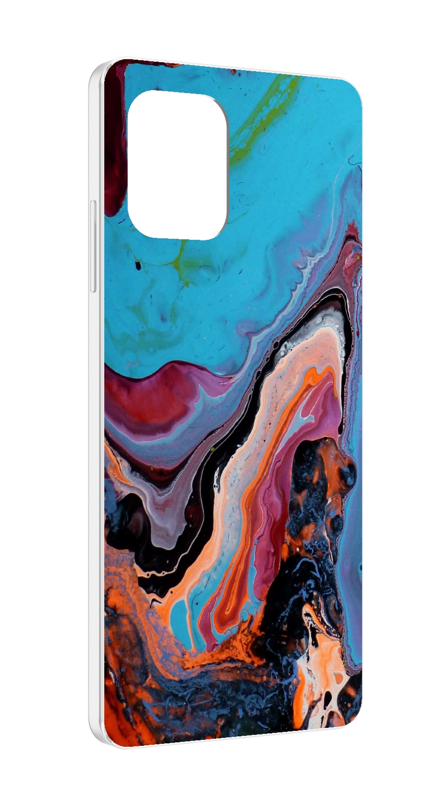 

Чехол MyPads смешанные краски для UMIDIGI Power 7 Max / Power 7S, Прозрачный, Tocco