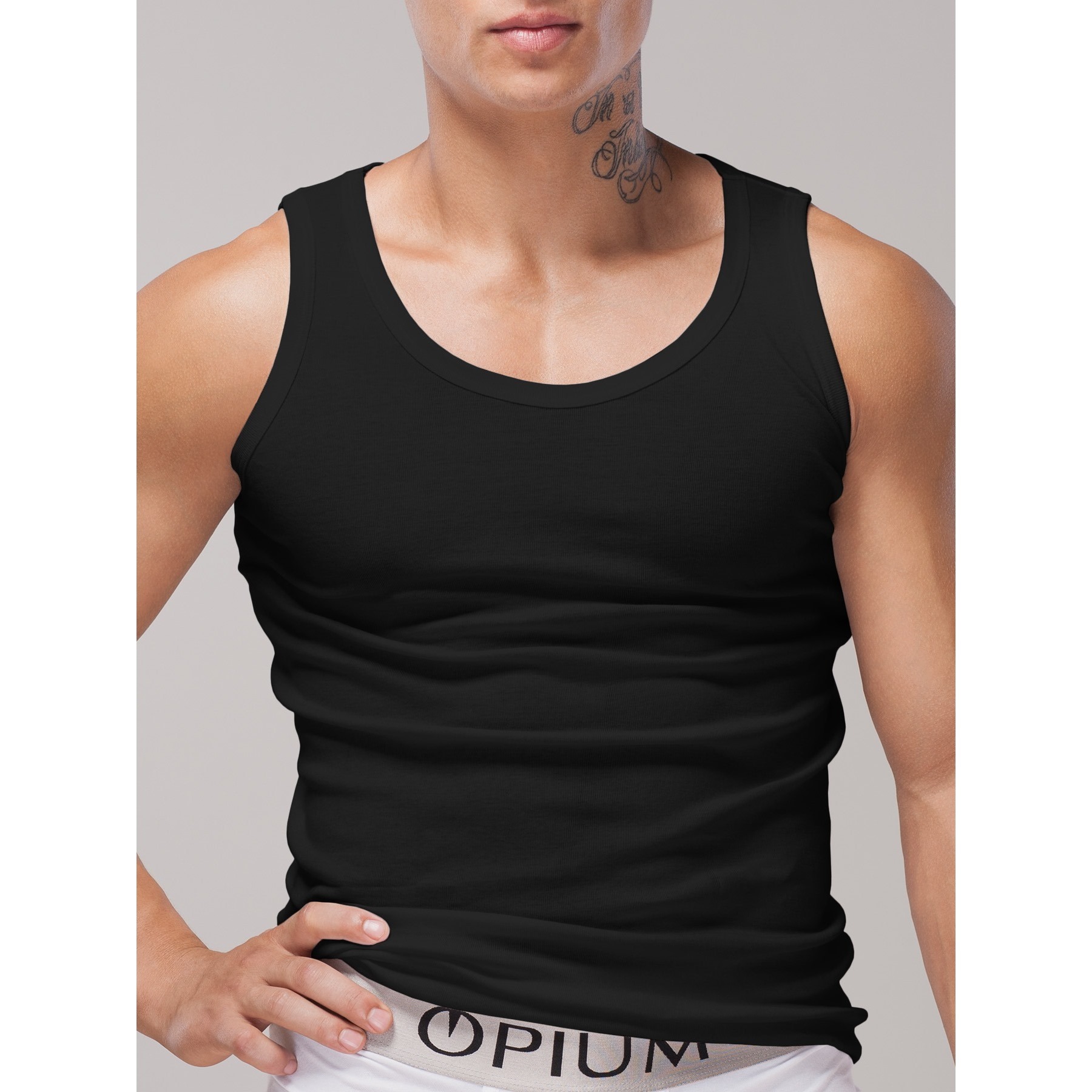 

Майка мужская Opium R04 черная XXL, Черный, R04