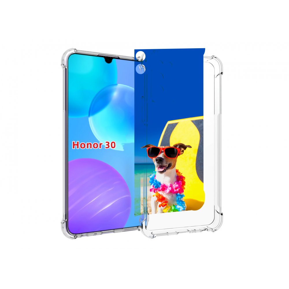 

Чехол MyPads Гавайская-собака для Huawei Honor 30 Lite, Tocco