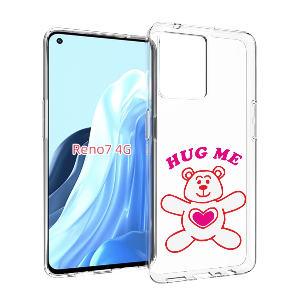 

Чехол MyPads 14 февраля обними меня для OPPO RENO 7 4G, Прозрачный, Tocco