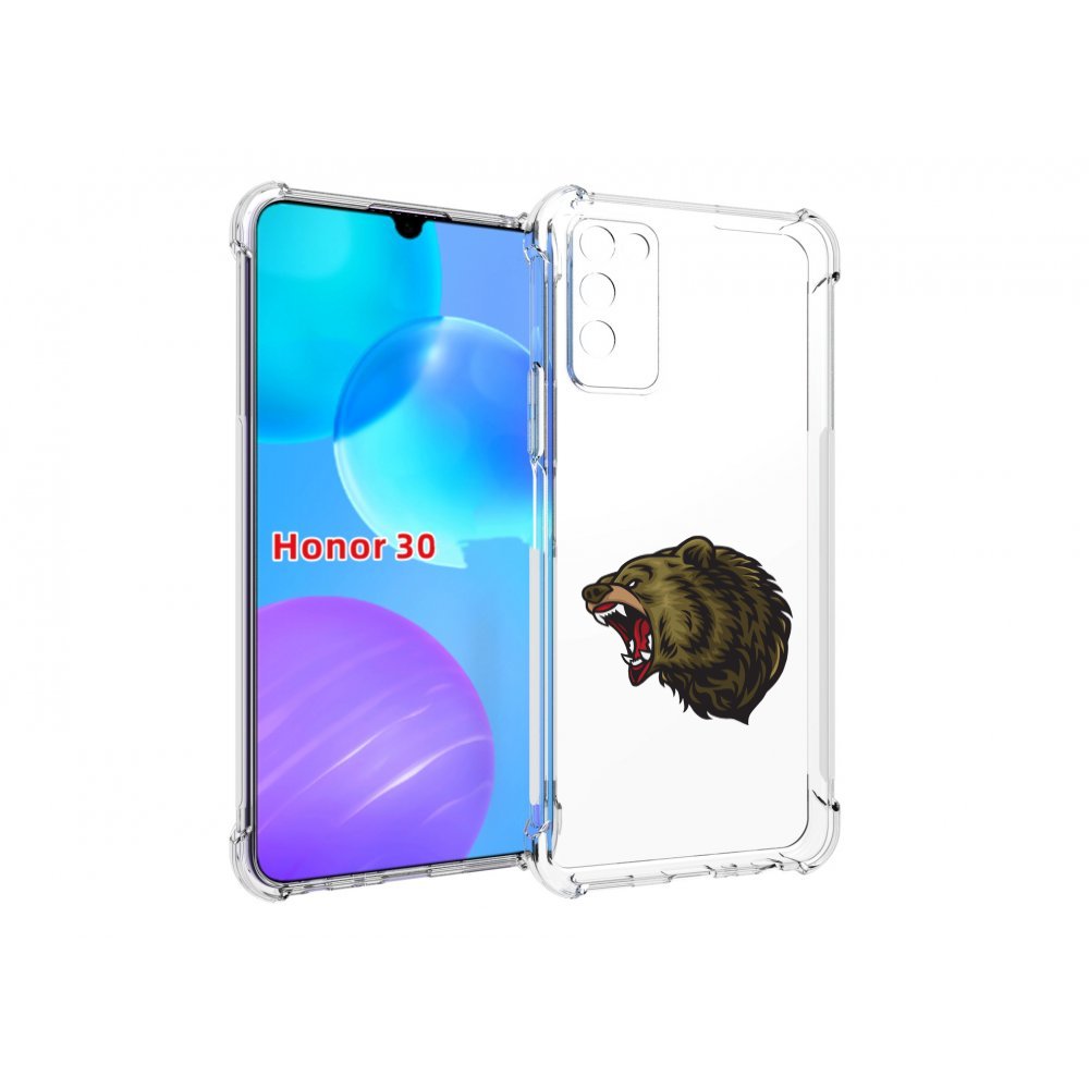 

Чехол MyPads Голова-медведь для Huawei Honor 30 Lite, Tocco