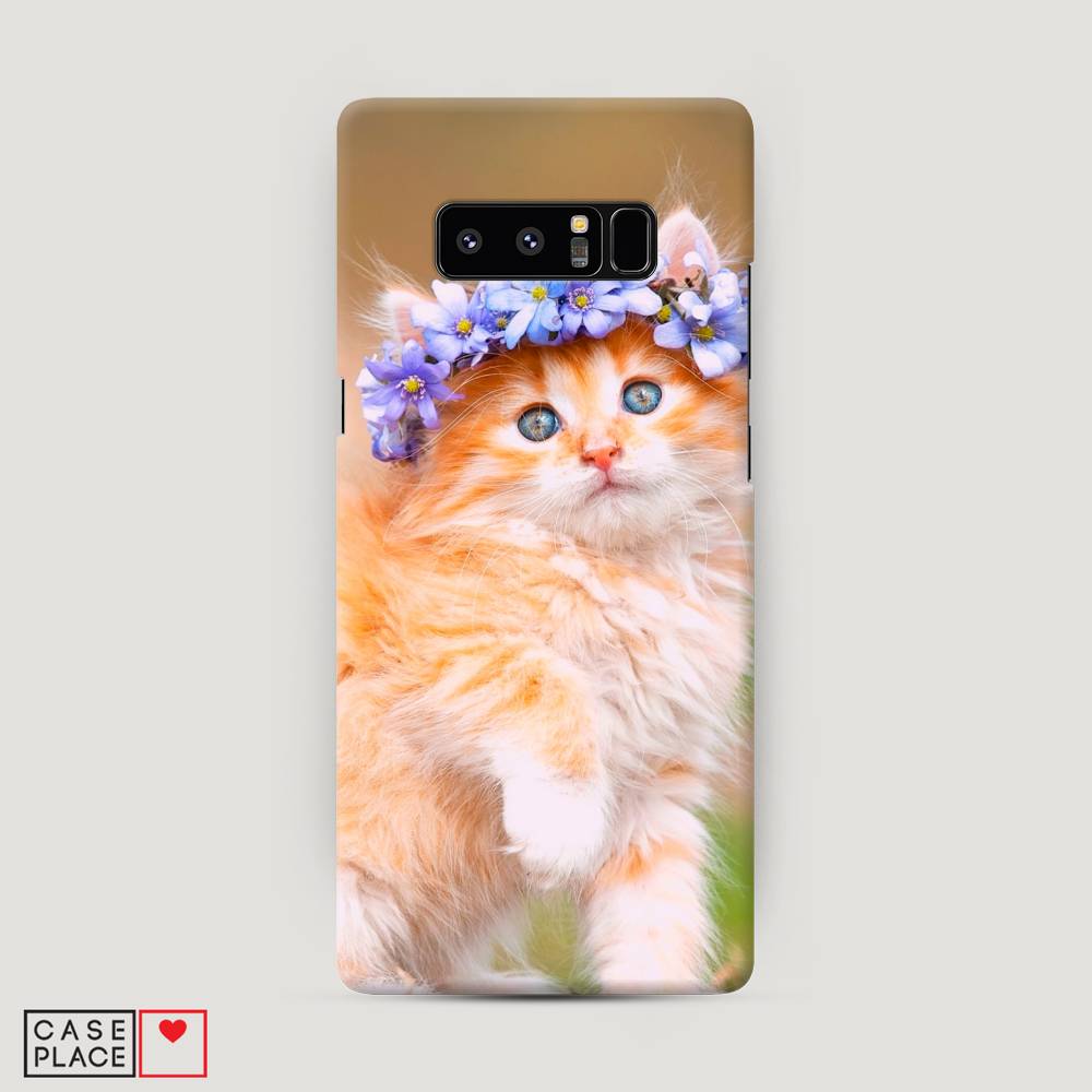 

Чехол Awog "Рыжий кот в венке" для Samsung Galaxy Note 8, 25220-1