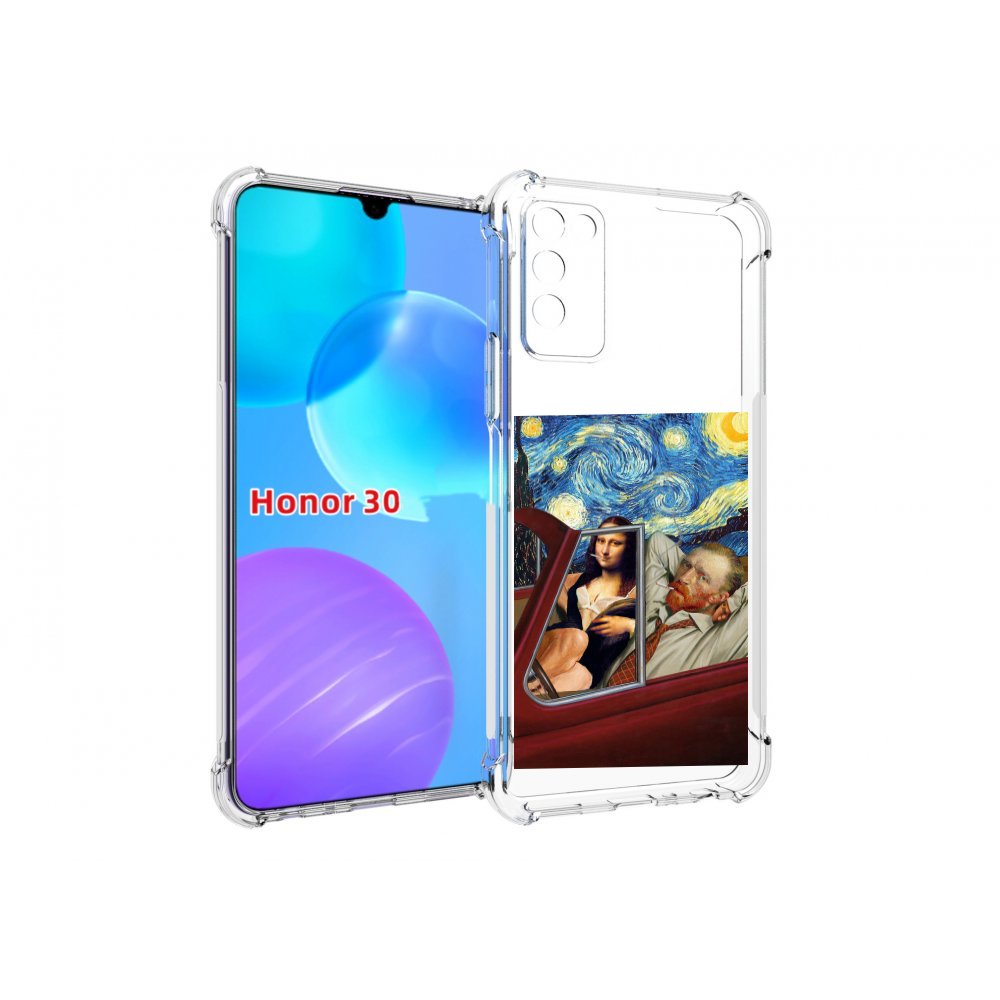 

Чехол MyPads Да-Винчи-в-одном для Huawei Honor 30 Lite, Tocco
