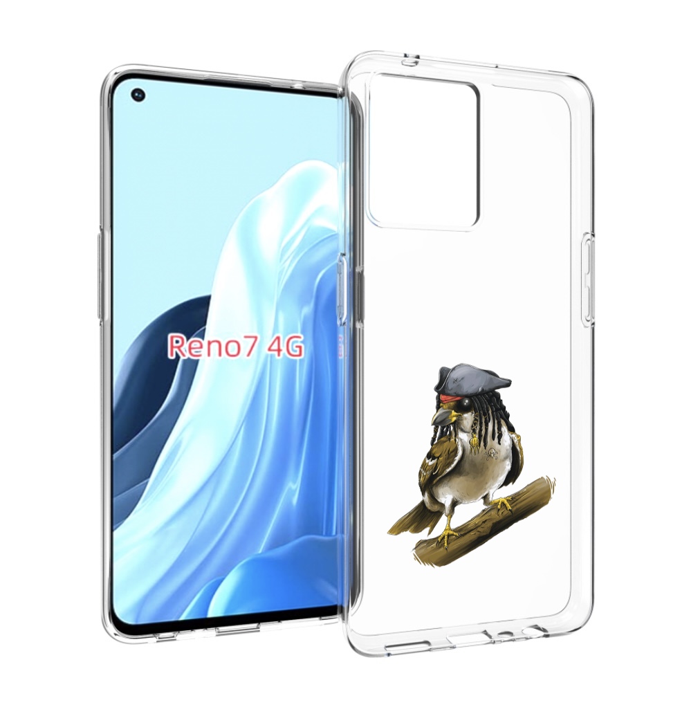 

Чехол MyPads Джек воробей для OPPO RENO 7 4G, Прозрачный, Tocco