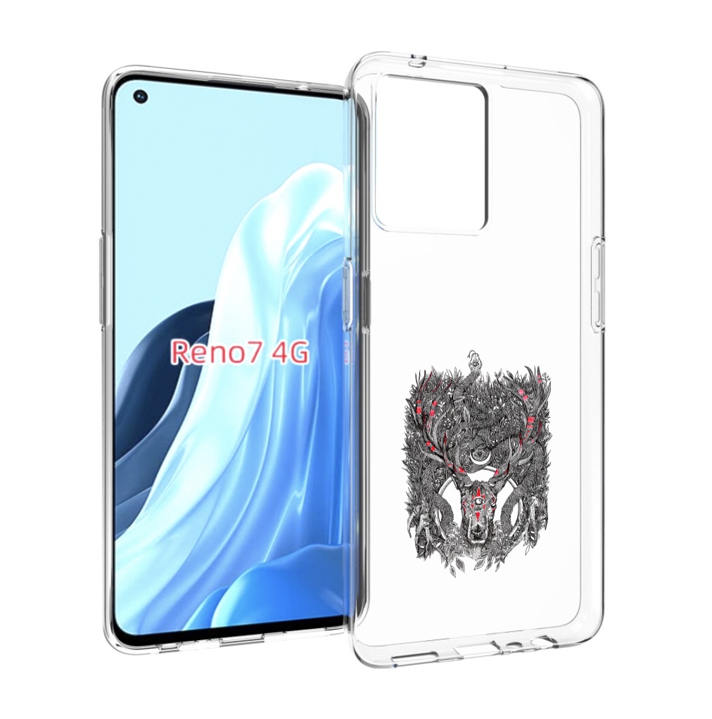 

Чехол MyPads Дизайнерские_676 для OPPO RENO 7 4G, Прозрачный, Tocco