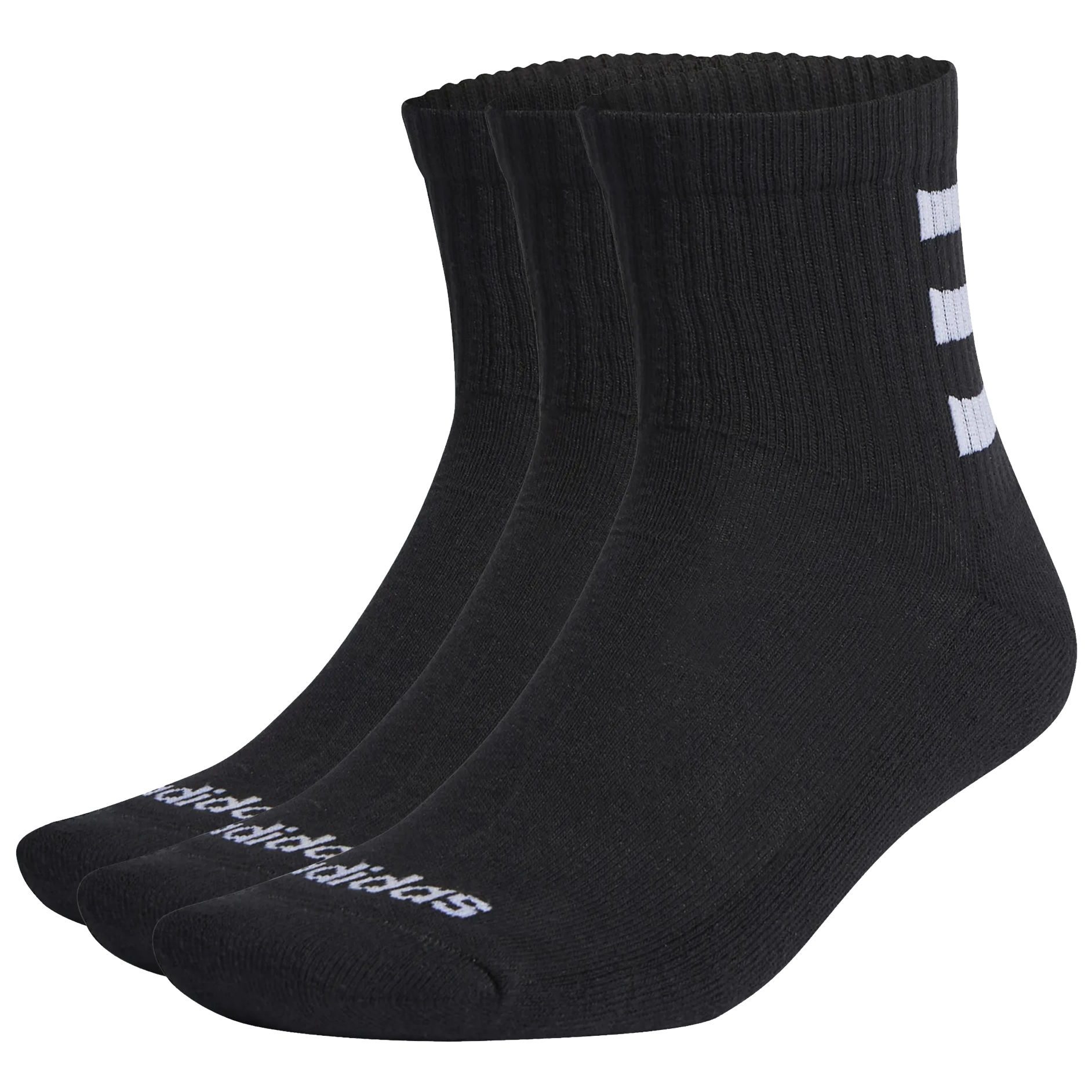 

Комплект носков мужских Adidas HC 3S QUART 3pp черных L, Черный, HC 3S QUART 3pp