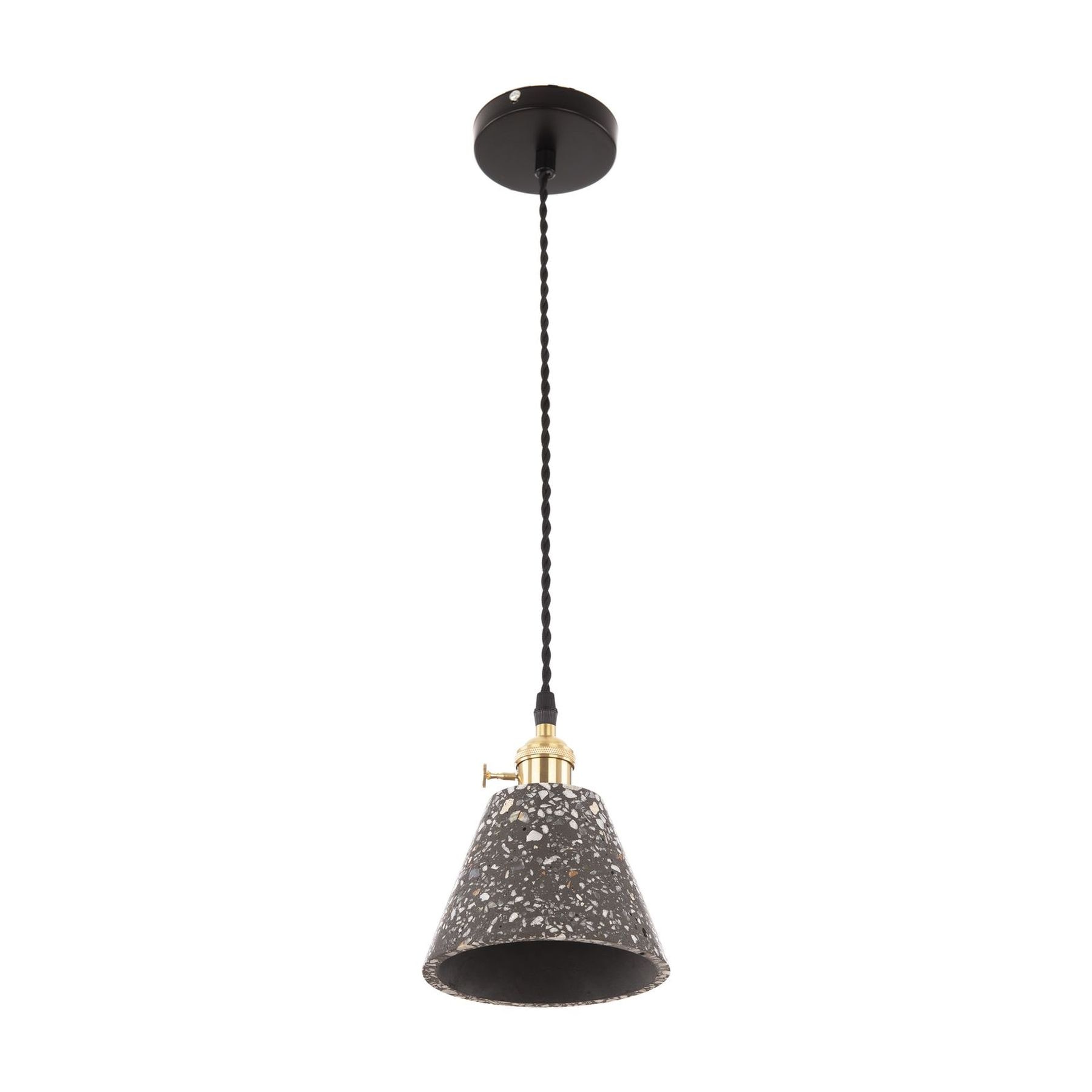 фото Подвесной светильник 3301.7180/150-110 black/marble apl led